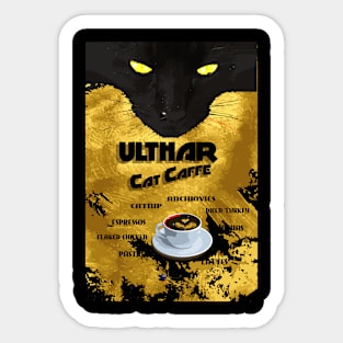 Ulthar Cat Caffe Sticker